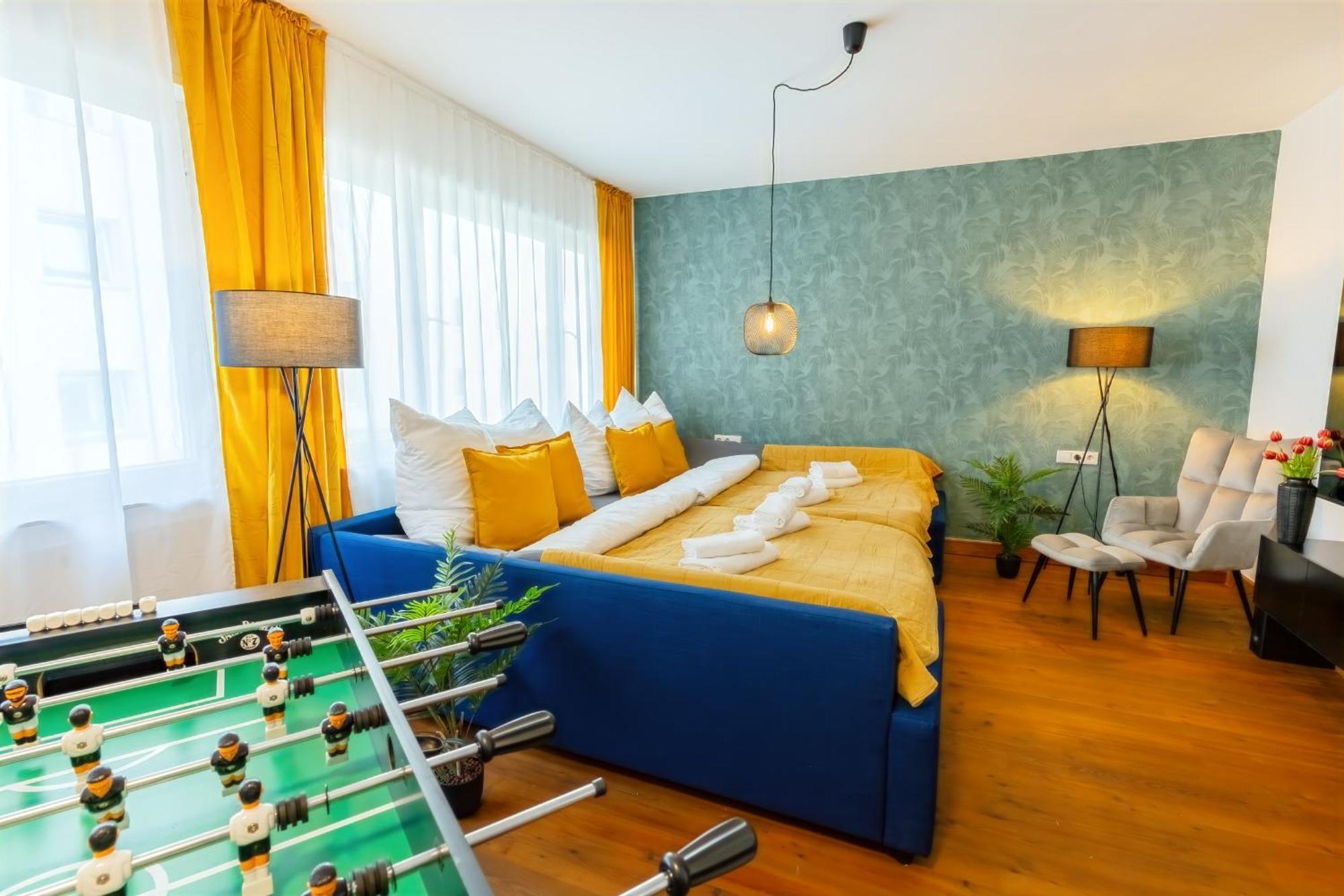 The Big Muenster Fuer Bis Zu 12, Whirlpool, Sauna, Zentral, Tischfussball, Balkon, Gasgrill Ulm Eksteriør bilde