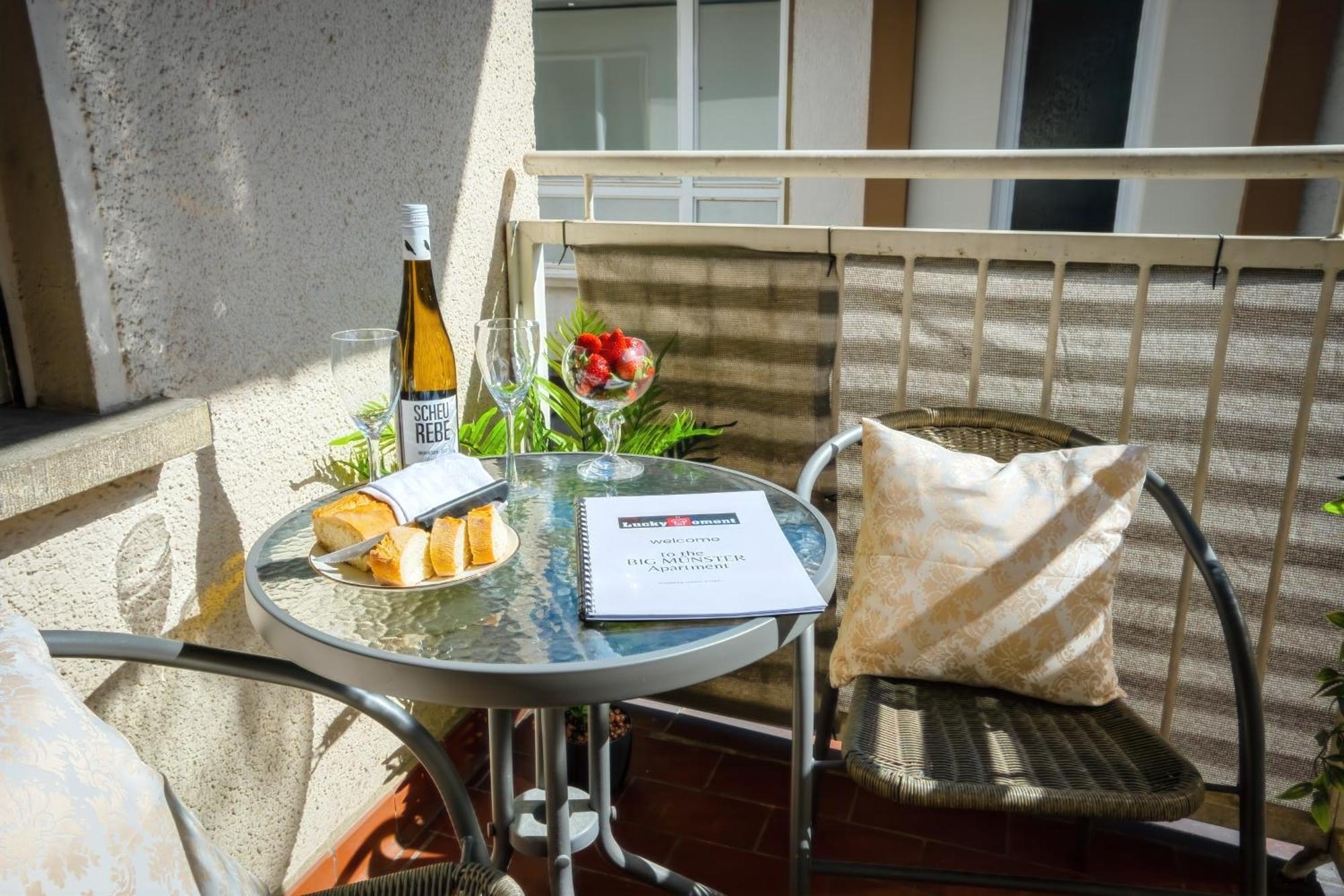 The Big Muenster Fuer Bis Zu 12, Whirlpool, Sauna, Zentral, Tischfussball, Balkon, Gasgrill Ulm Eksteriør bilde
