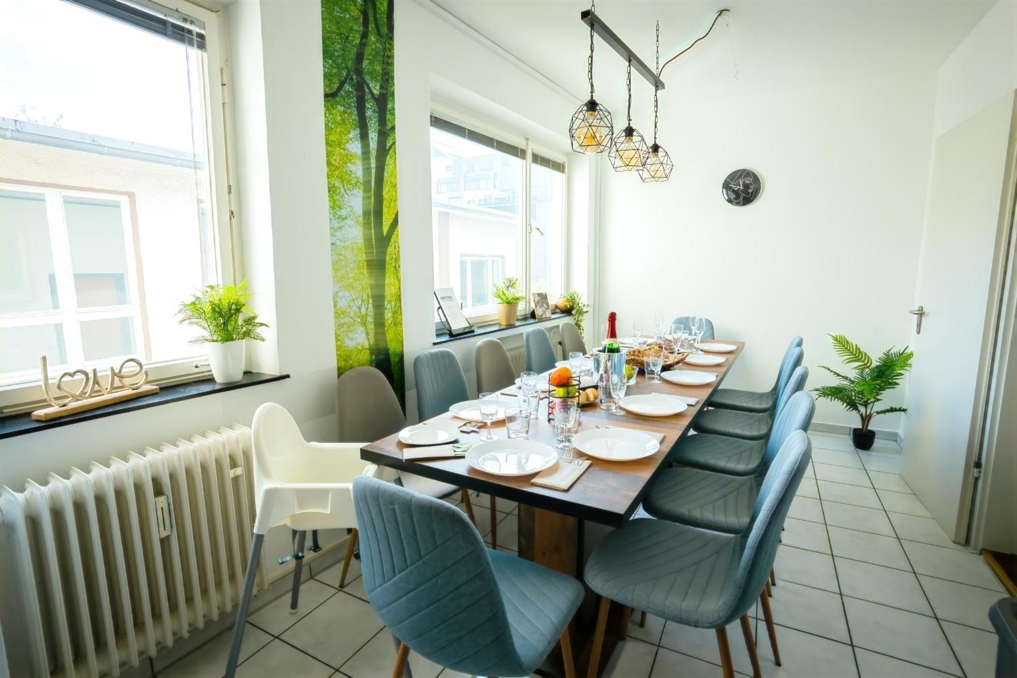 The Big Muenster Fuer Bis Zu 12, Whirlpool, Sauna, Zentral, Tischfussball, Balkon, Gasgrill Ulm Eksteriør bilde